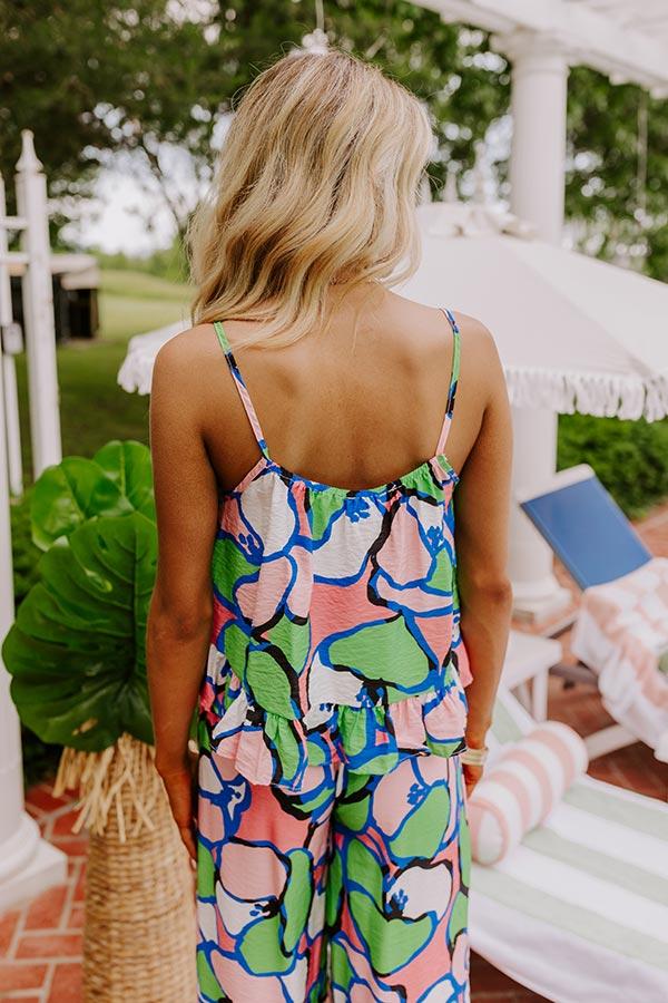 Impressions Set For Vacay Tank In Kelly Green