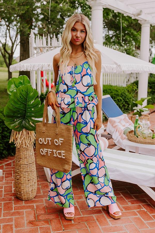 Impressions Set For Vacay Tank In Kelly Green