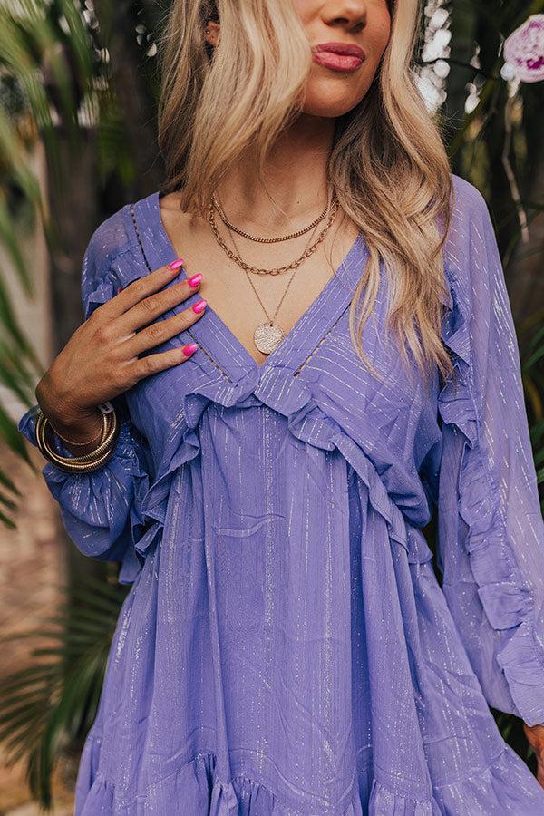 Impressions Shimmering Nights Babydoll Mini Dress