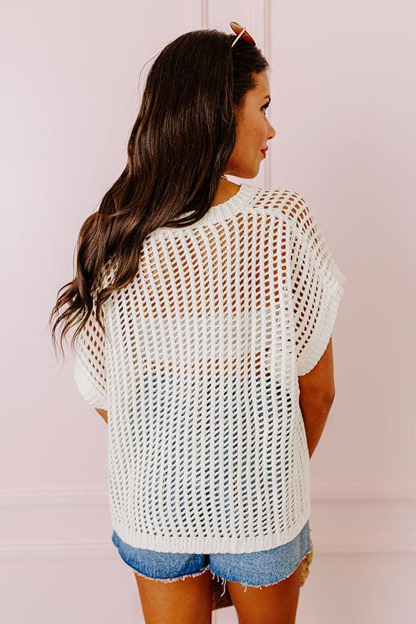 Impressions Shore About It Knit Top