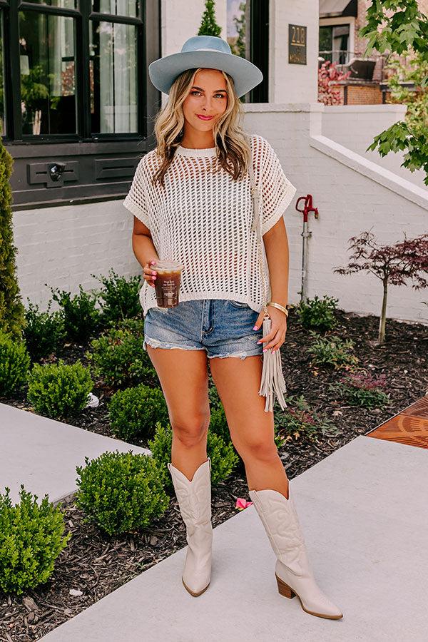 Impressions Shore About It Knit Top