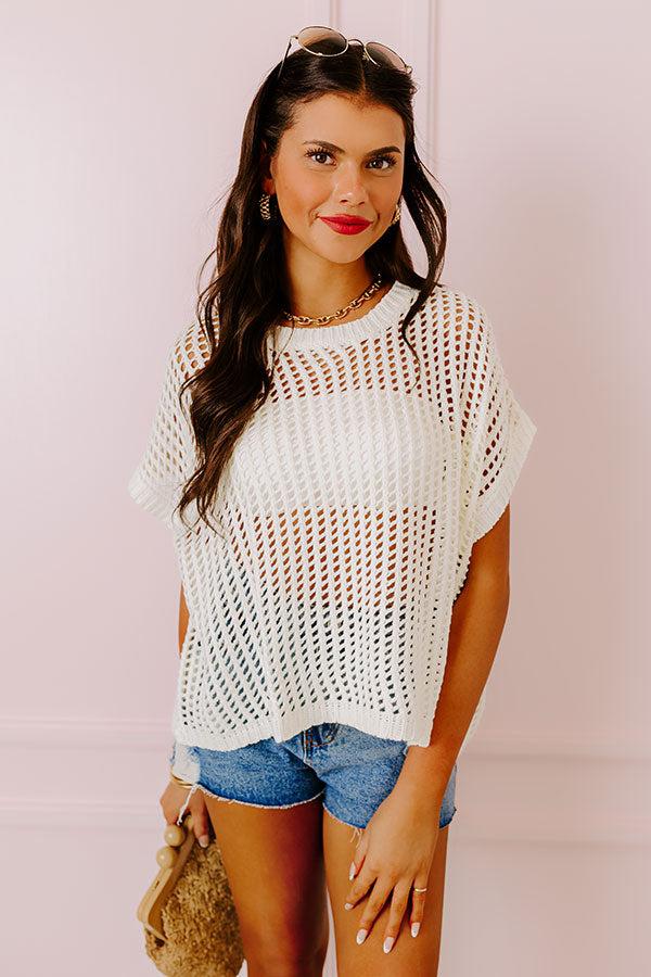 Impressions Shore About It Knit Top