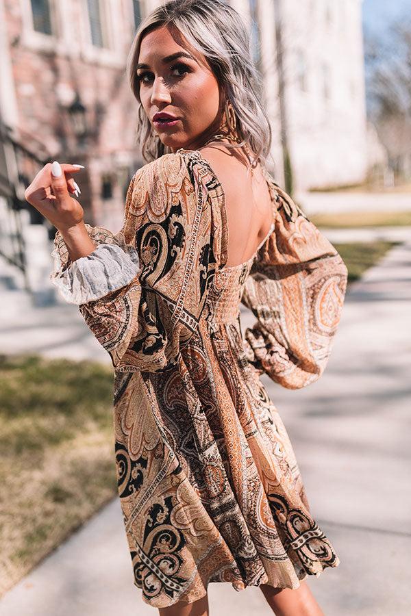 Impressions Show Tune Paisley Dress