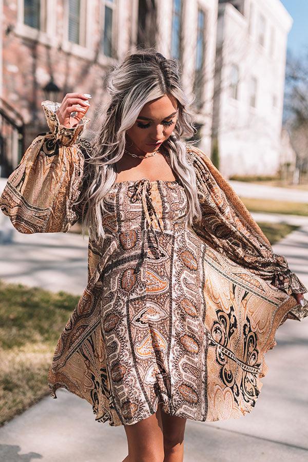 Impressions Show Tune Paisley Dress