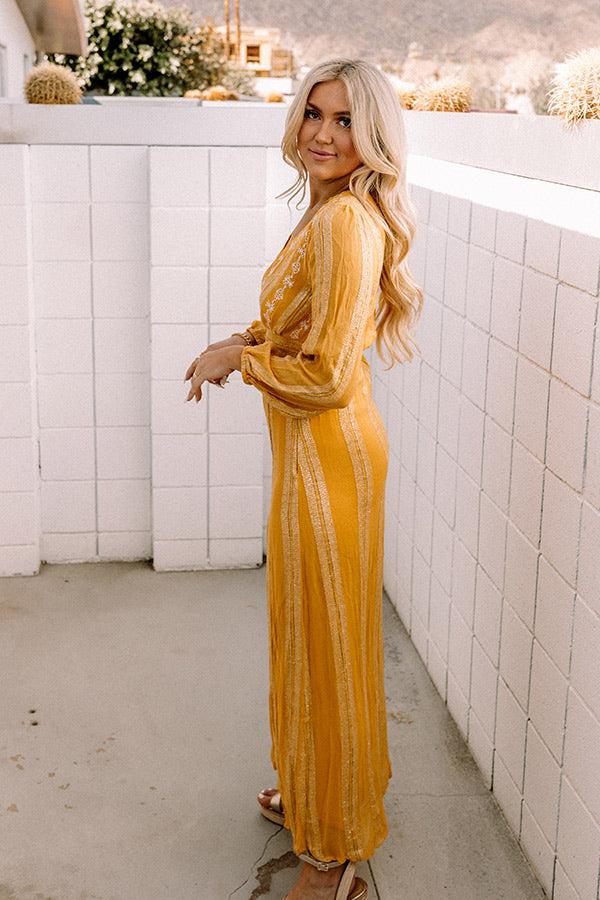 Impressions Siesta Key Crush Embroidered Maxi