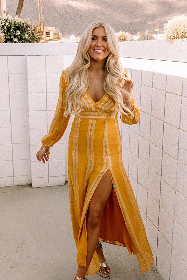 Impressions Siesta Key Crush Embroidered Maxi