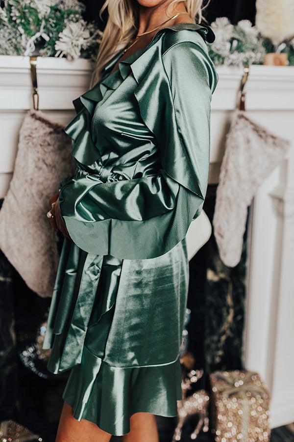 Impressions Simple & Elegant Satin Mini Dress