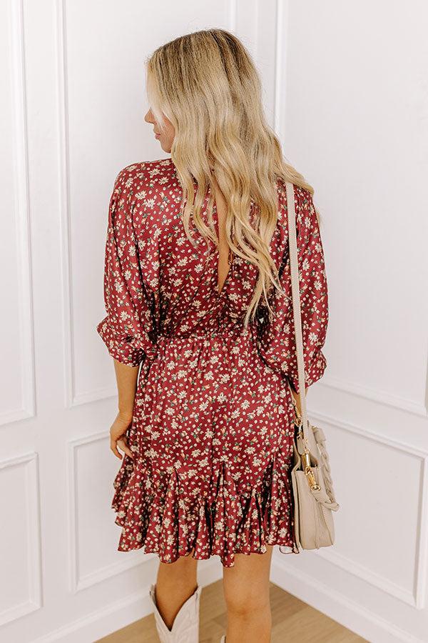Impressions Simply Carried Away Floral Mini Dress