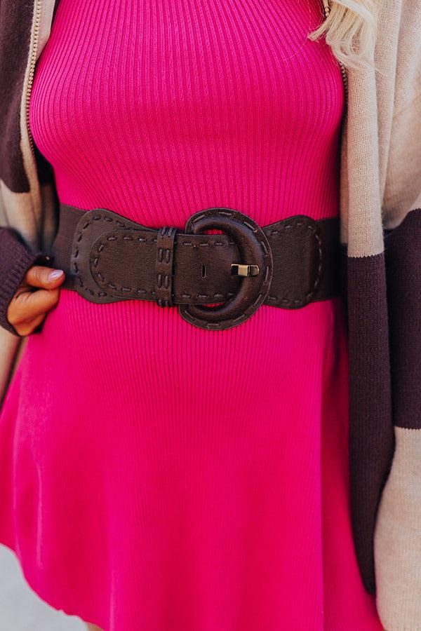 Impressions Simply Grand Belt In Chestnut