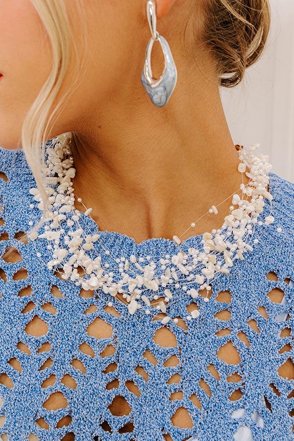 Impressions Simply Sweet Layered Necklace in Cream