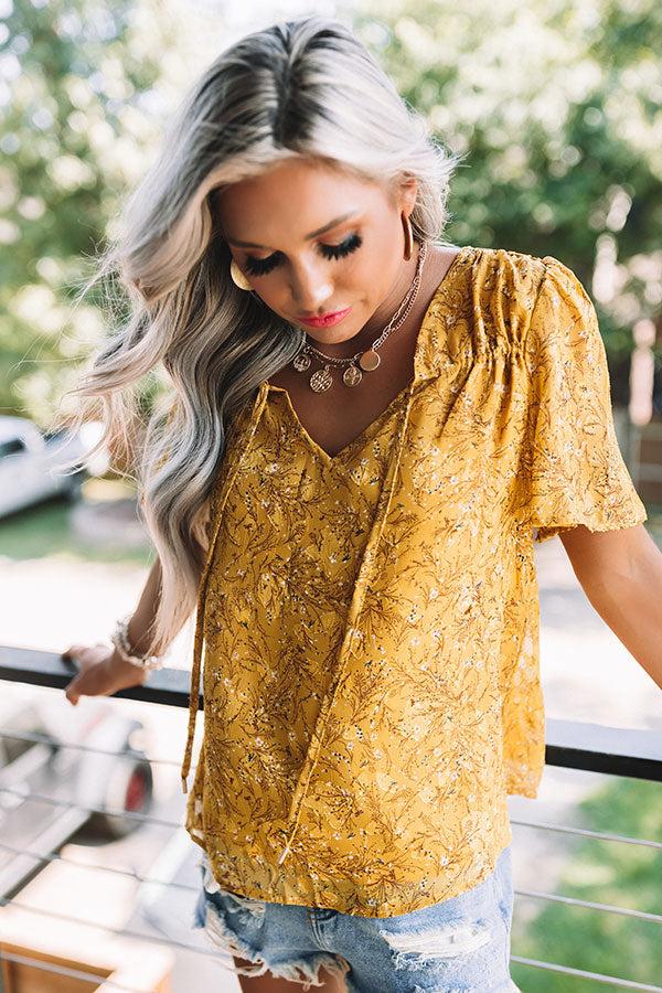 Impressions Sip Of Summer Shift Top