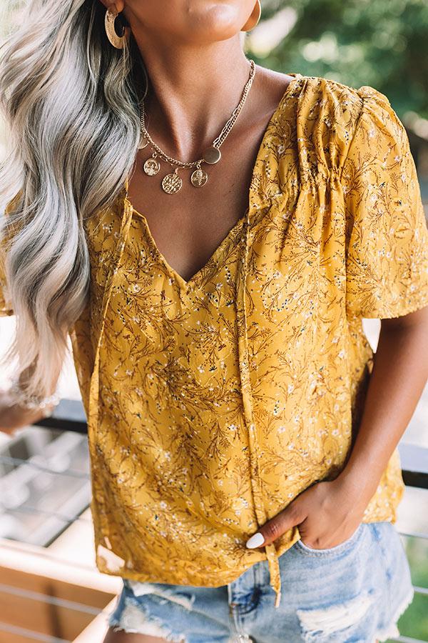 Impressions Sip Of Summer Shift Top