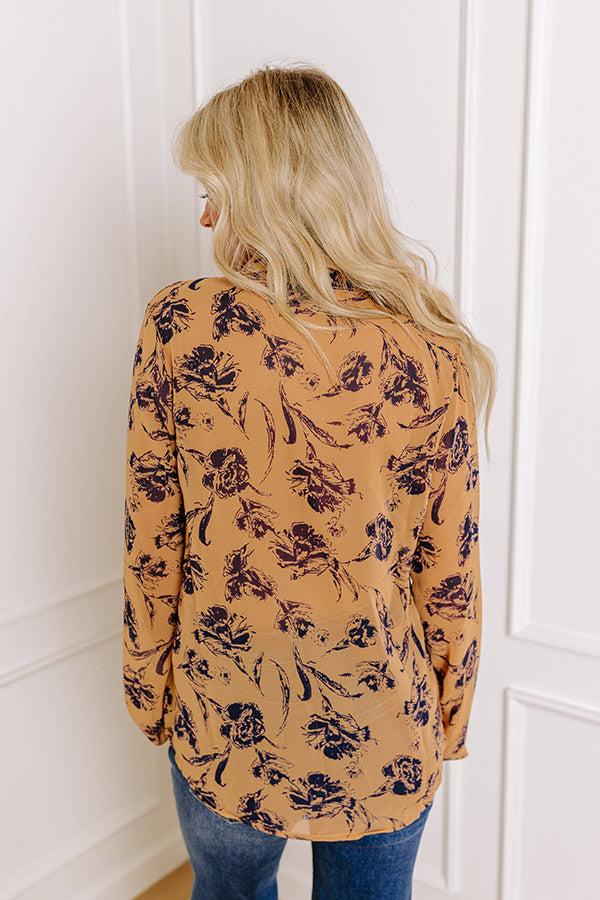 Impressions Slip Into Something Chic Button Up Top