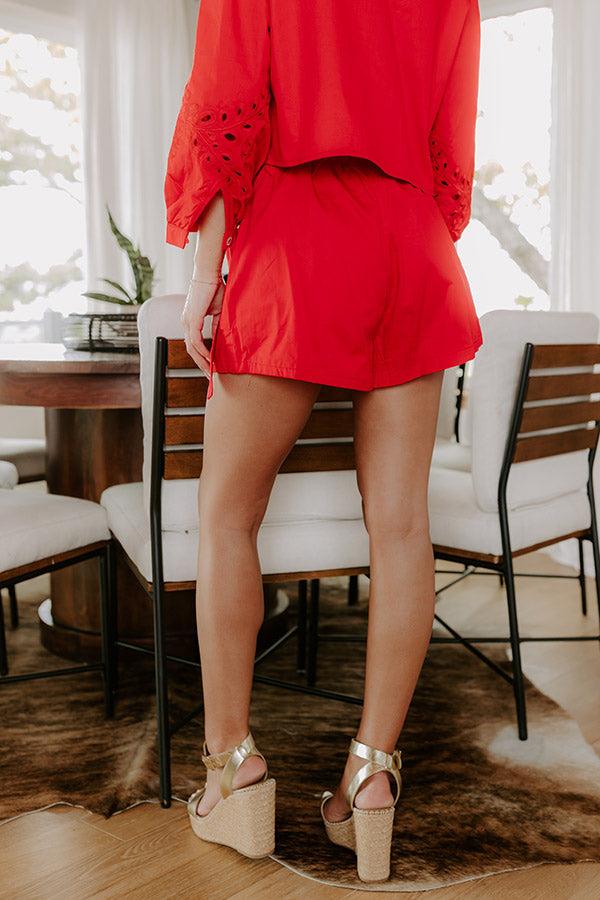 Impressions Small Town Parade High Waist Shorts