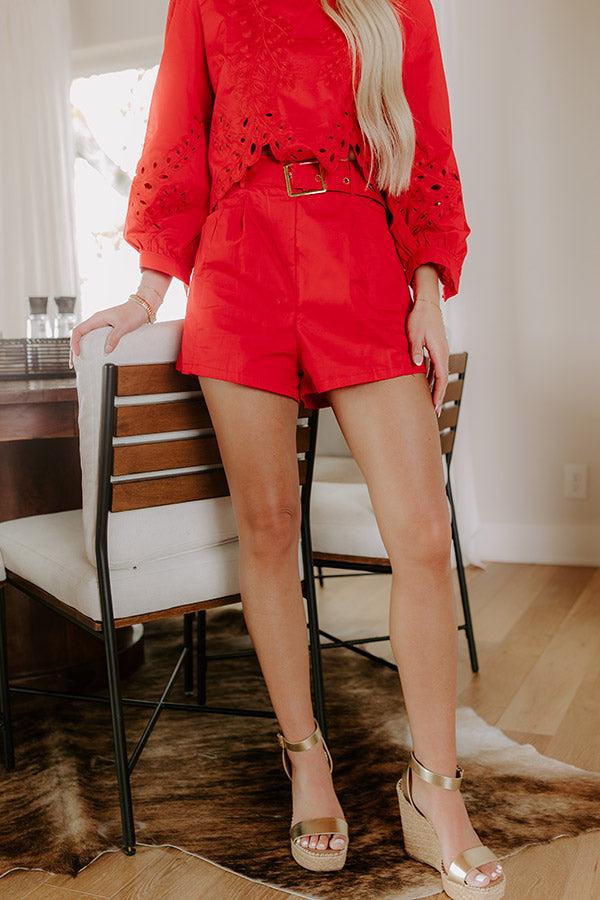 Impressions Small Town Parade High Waist Shorts