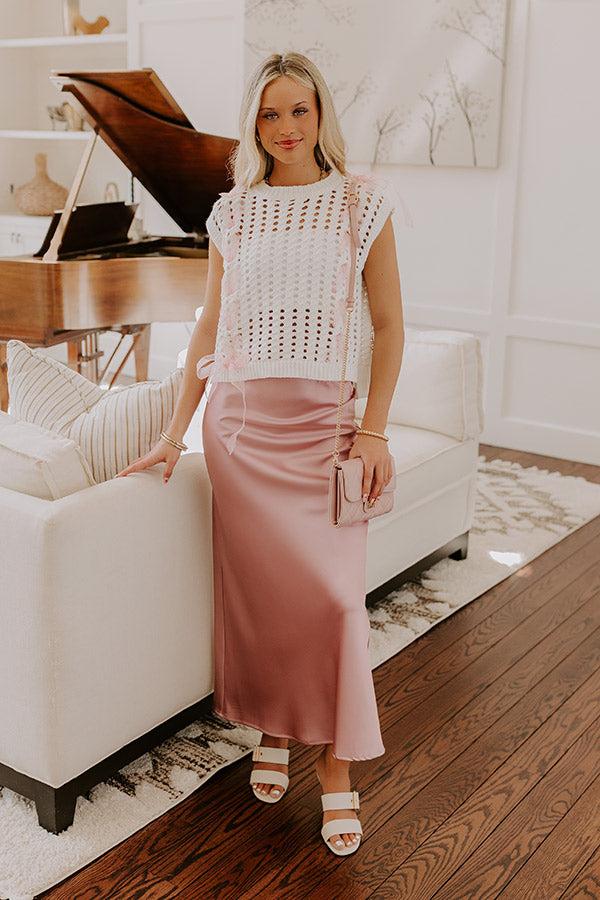 Impressions Smiles And Sorbet Knit Vest Top