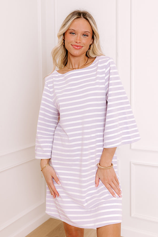 Impressions Smiles And Sunshine Stripe Mini Dress
