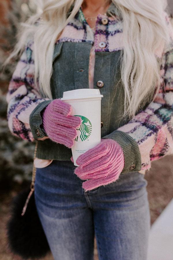 Impressions Snowy Afternoon Gloves in Blush