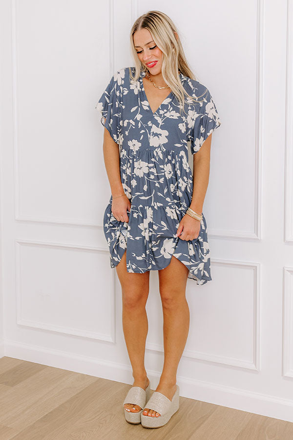 Impressions So Cheerful Floral Mini Dress