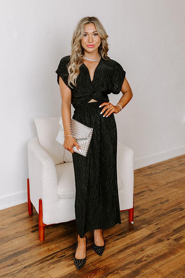 Impressions Social And Chic Pleated Top