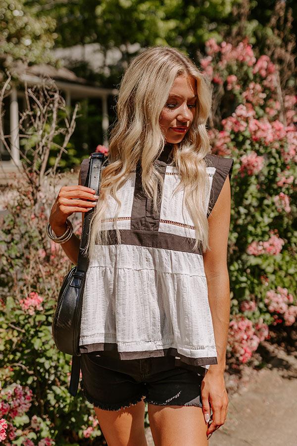 Impressions Social Call Woven Top