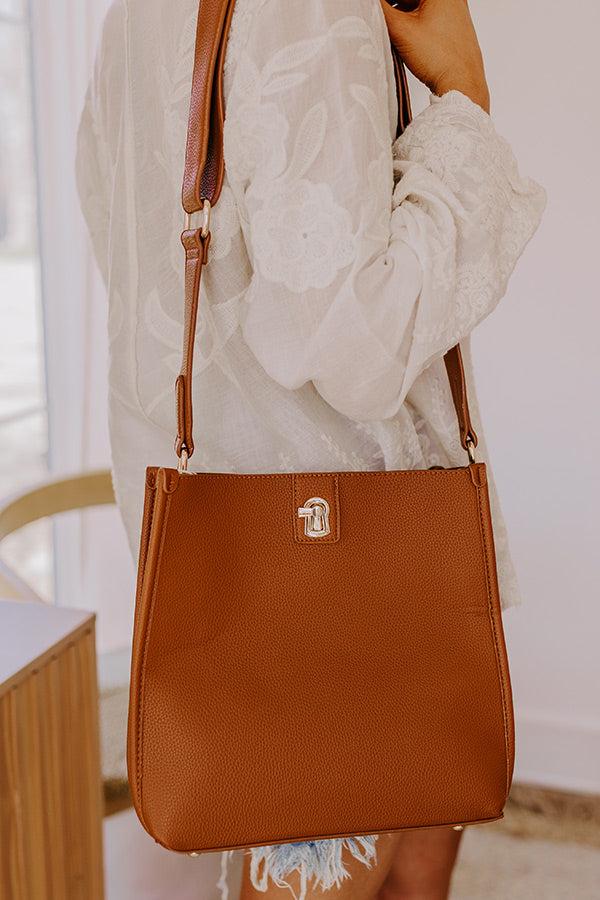 Impressions Social Club Faux Leather Tote
