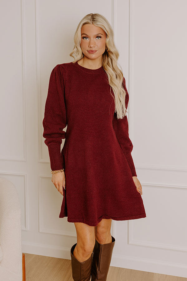 Impressions Social Gathering Sweater Mini Dress