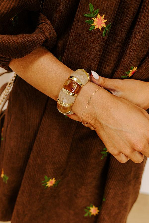 Impressions Soho Views Stretch Bracelet In Brown