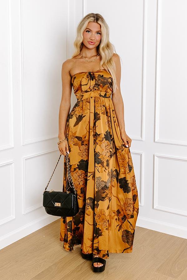 Impressions Sonoma Sways Satin Jumpsuit