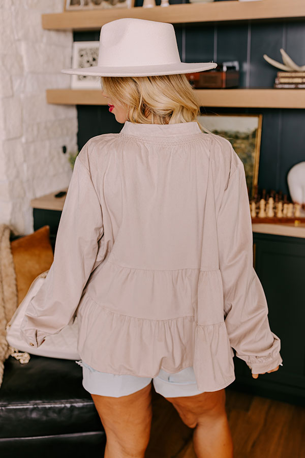 Impressions Sonoma Sways Shift Top In Birch Curves