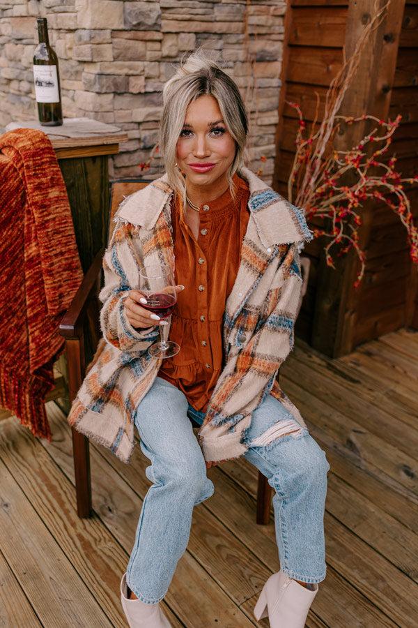 Impressions Sonoma Sways Shift Top In Rust