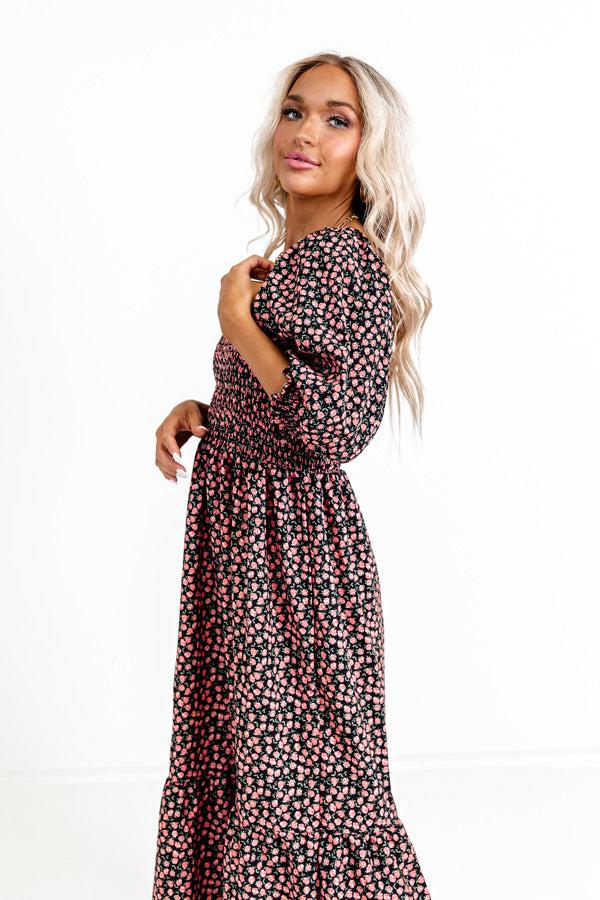 Impressions Sonoma Sways Smocked Midi