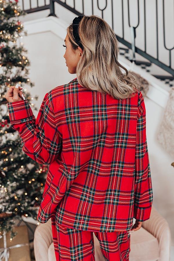 Impressions Soothing Siesta Flannel Pajama Top