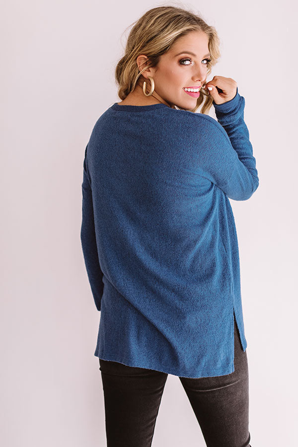 Impressions Southern Fall Shift Top In Autumn Sky