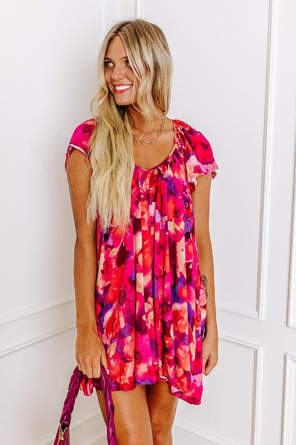 Impressions Southern Flair Floral Mini Dress