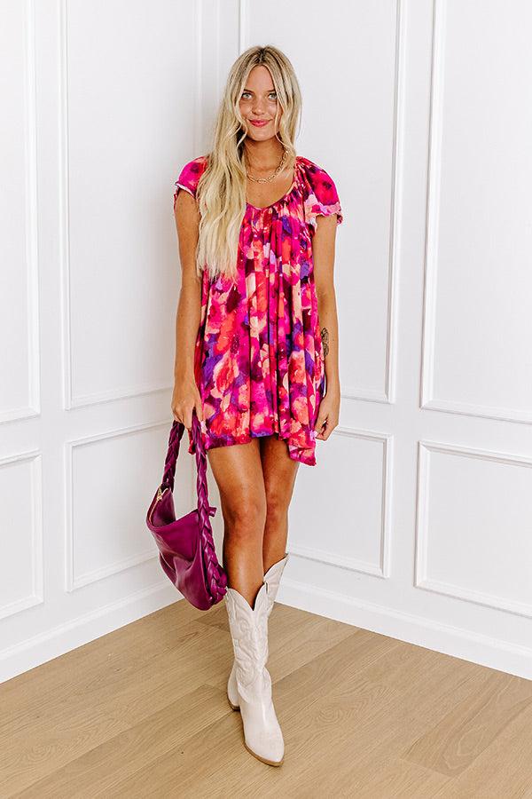 Impressions Southern Flair Floral Mini Dress