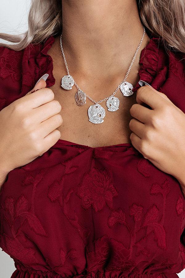 Impressions Space For Grace Necklace In Silver