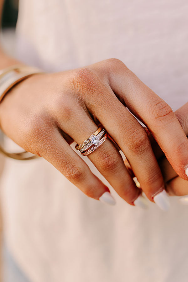 Impressions Sparkle Avenue Ring Set