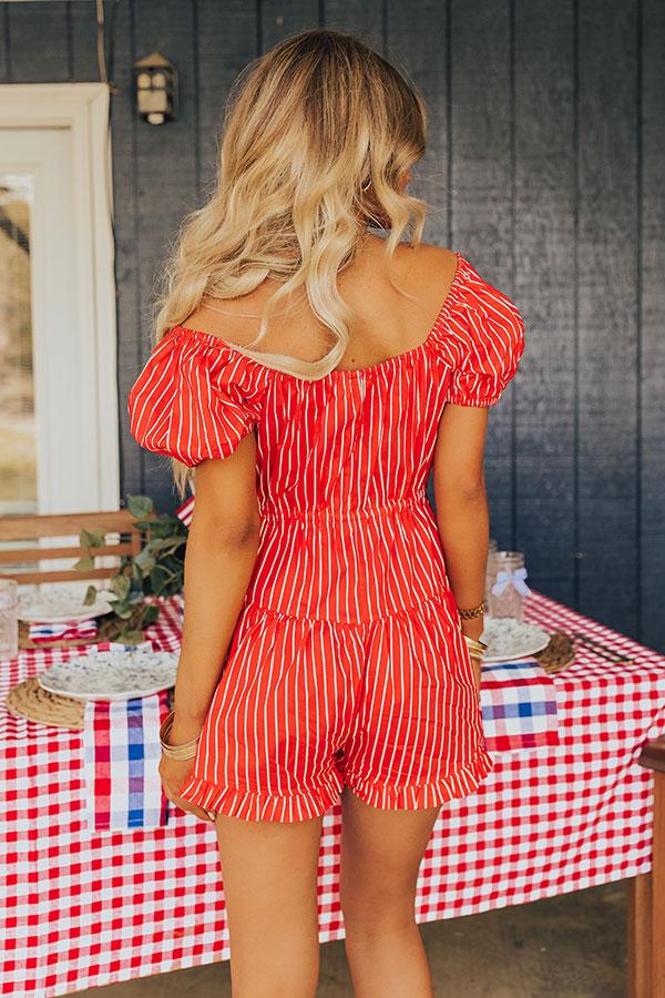 Impressions Sparklers And Spritzers Stripe Romper