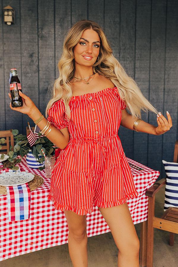 Impressions Sparklers And Spritzers Stripe Romper