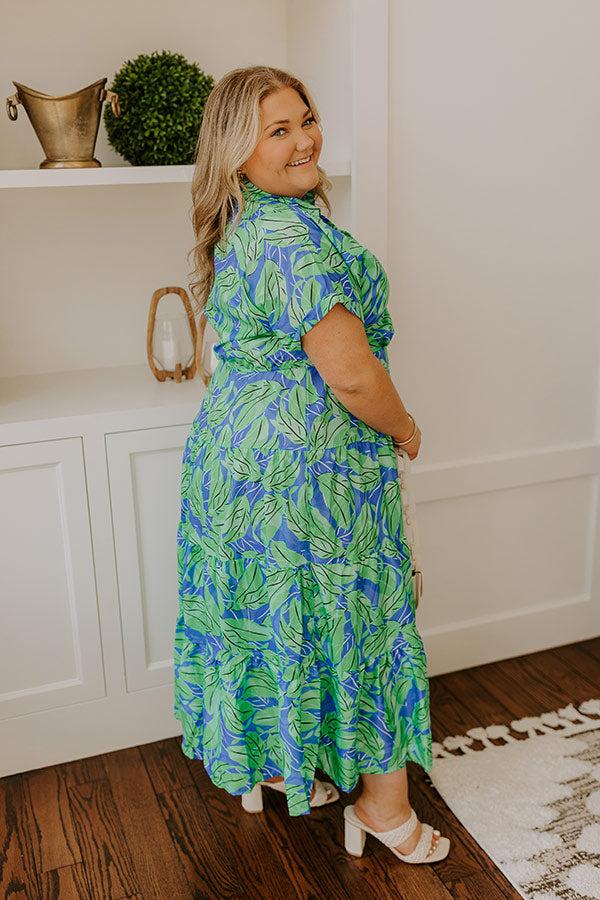 Impressions Spotted Under The Palms Midi Curves