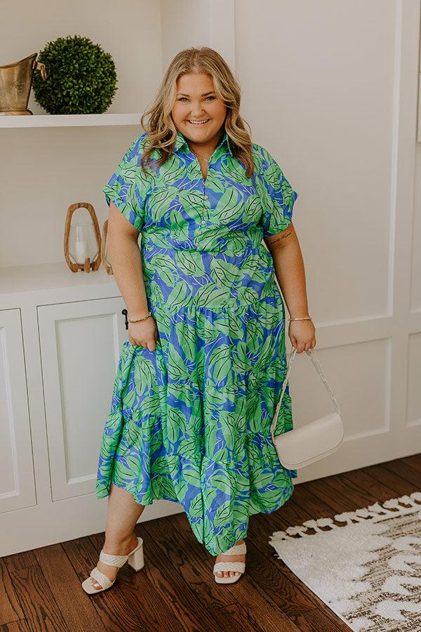 Impressions Spotted Under The Palms Midi Curves