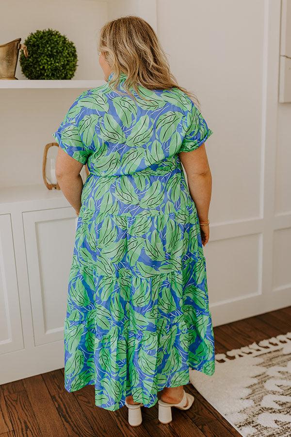 Impressions Spotted Under The Palms Midi Curves