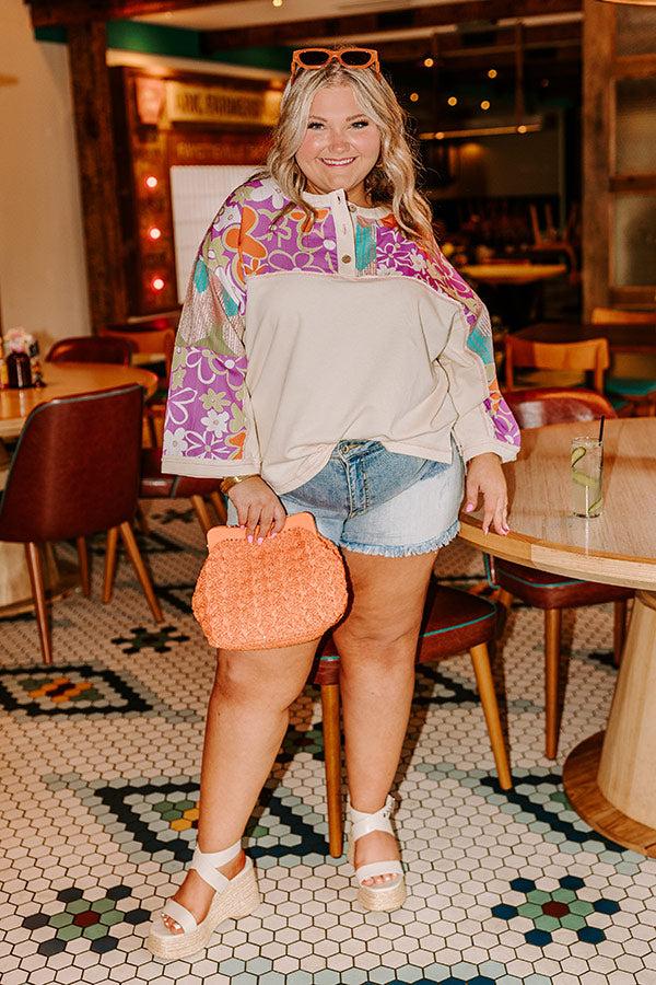 Impressions Spring Blooms Shift Top Curves