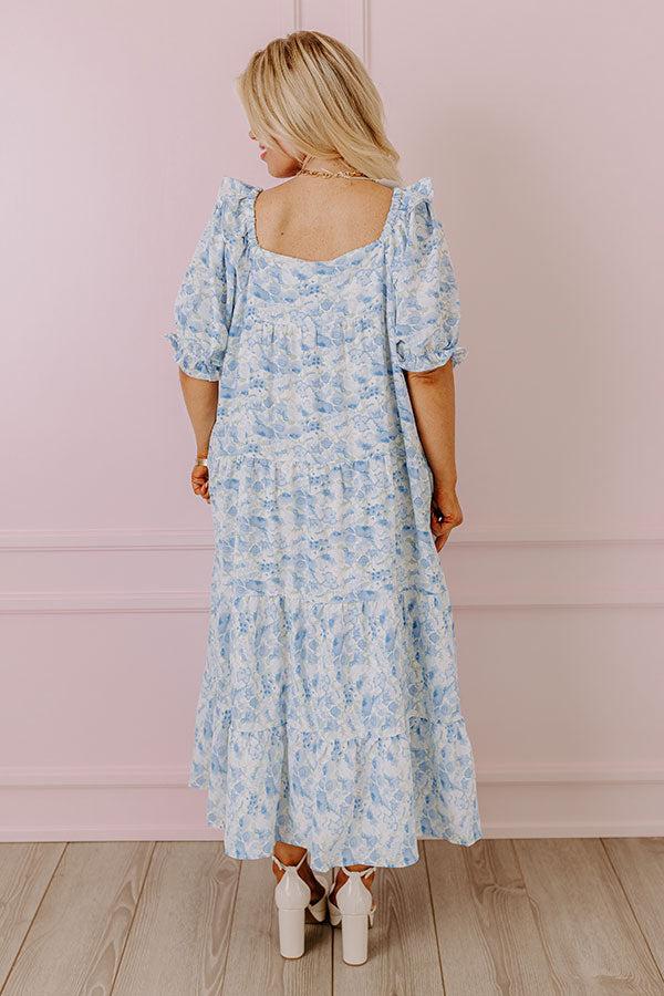 Impressions Spring Blooms Watercolor Midi Curves