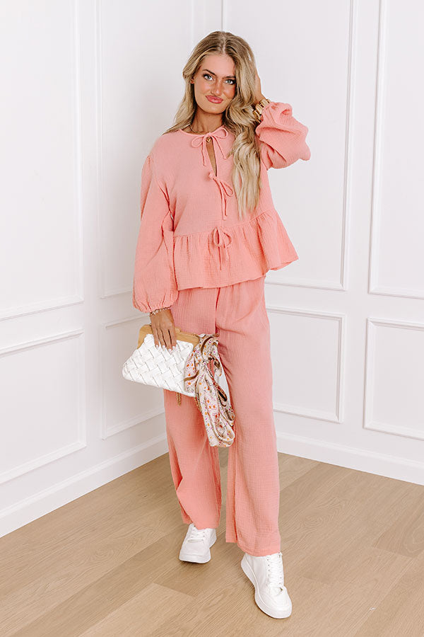 Impressions Spring Splendor Front Tie Top