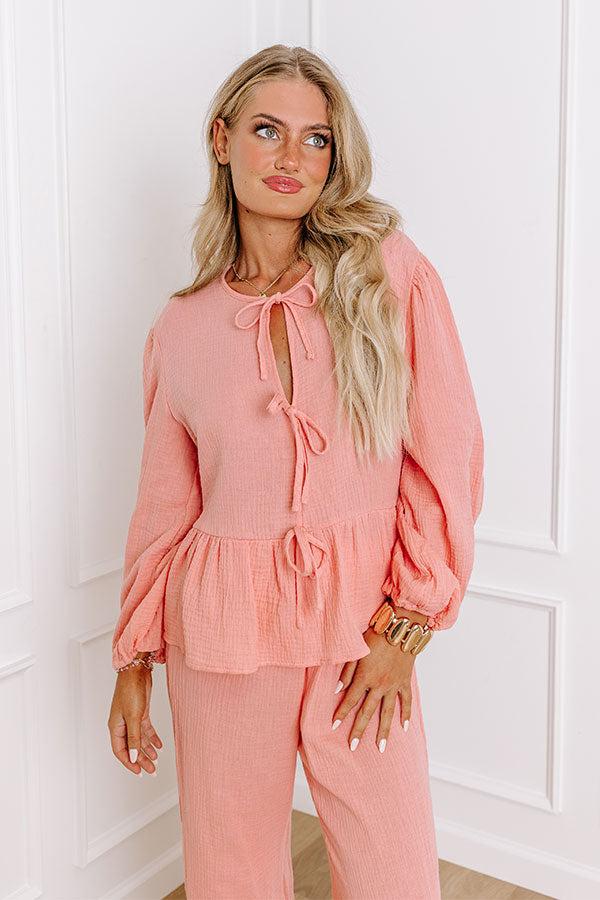 Impressions Spring Splendor Front Tie Top