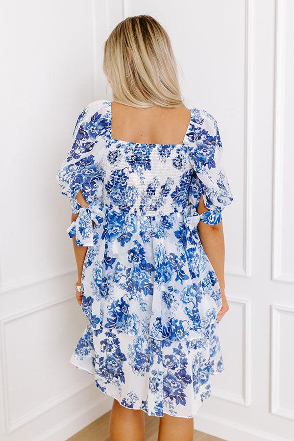 Impressions Spring Tea Garden Smocked Dress