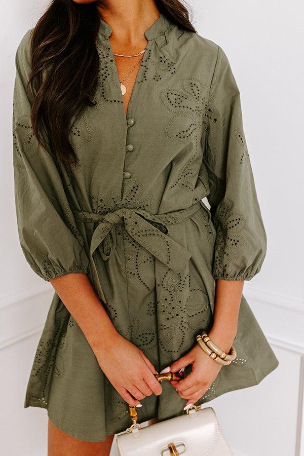 Impressions St. Augustine Brunch Eyelet Mini Dress