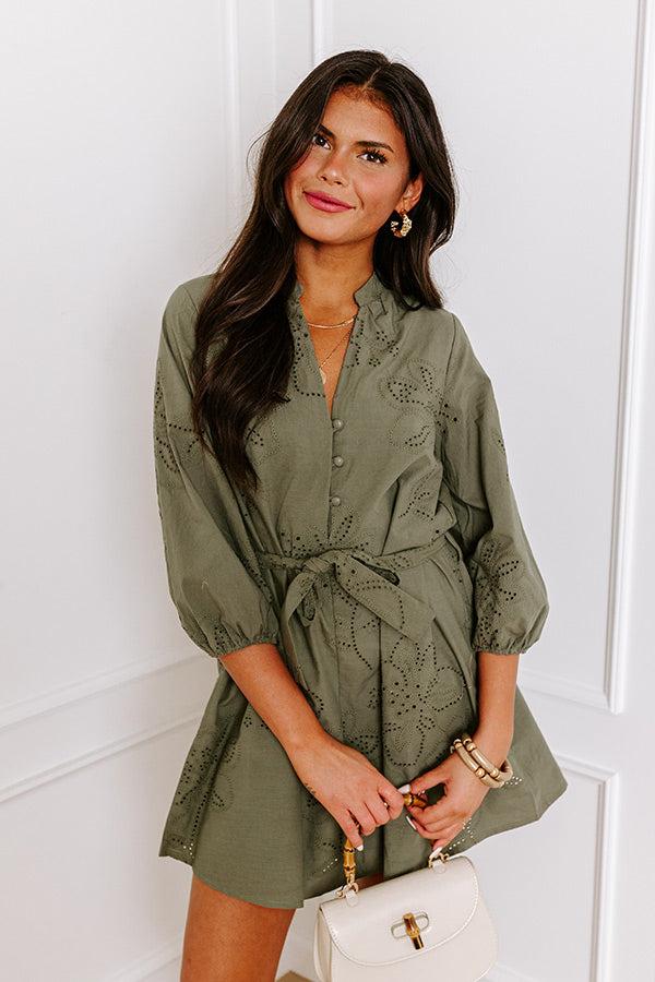 Impressions St. Augustine Brunch Eyelet Mini Dress